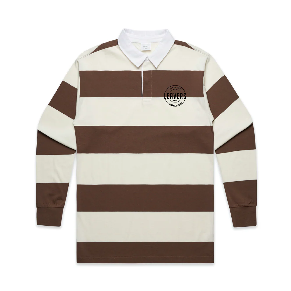 AS Colour Striped Rugby Jersey | Unisex - Leavers Gear NZ 2025 - Custom Clothing | T Shirt Printing | Embroidery | Screen Printing | Print Room NZ