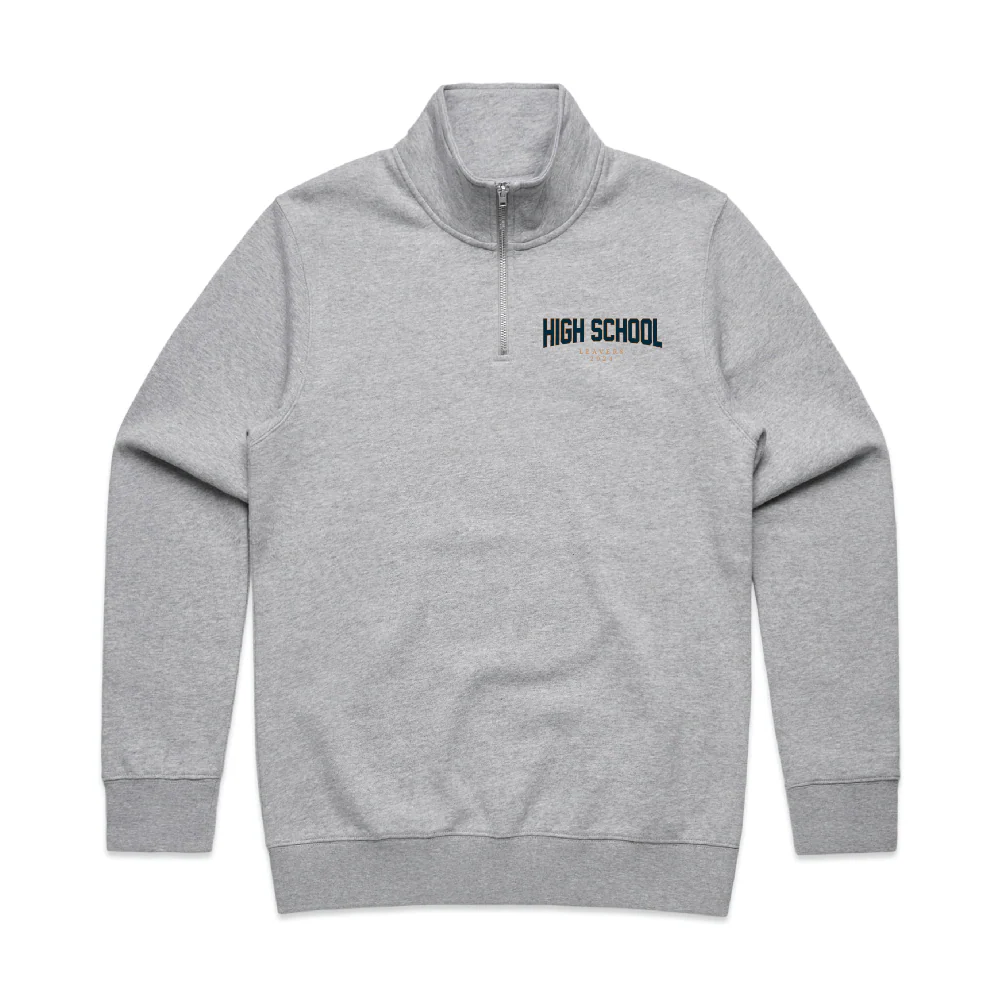 AS Colour Half Zip Sweater | Unisex - Leavers Gear NZ 2025 - Custom Clothing | T Shirt Printing | Embroidery | Screen Printing | Print Room NZ