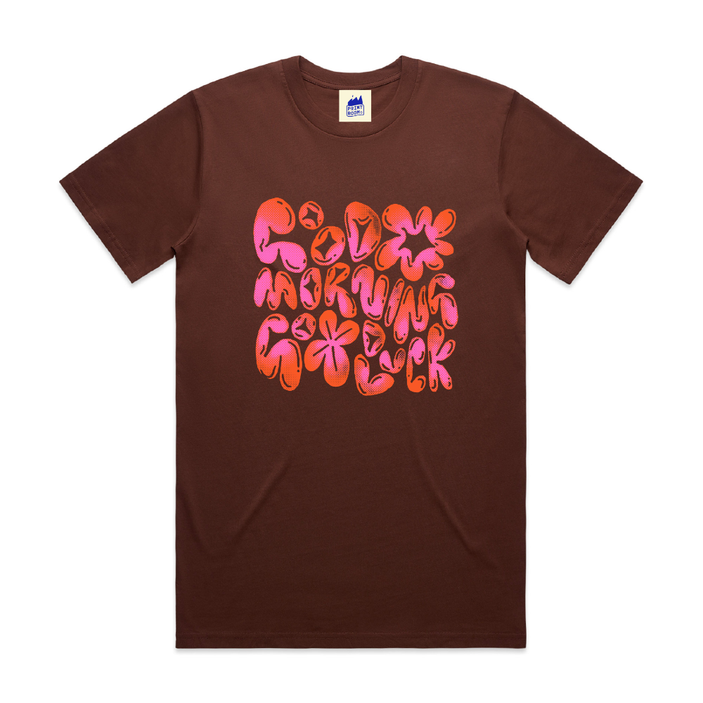 Briar Lomas | Good Morning Good Night Tee - Custom Clothing | T Shirt Printing | Embroidery | Screen Printing | Print Room NZ
