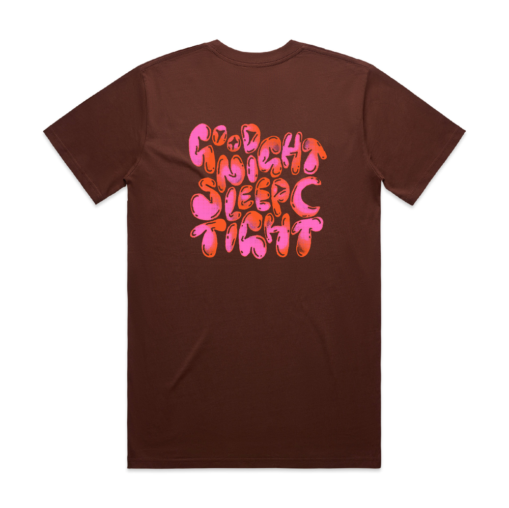 Briar Lomas | Good Morning Good Night Tee - Custom Clothing | T Shirt Printing | Embroidery | Screen Printing | Print Room NZ