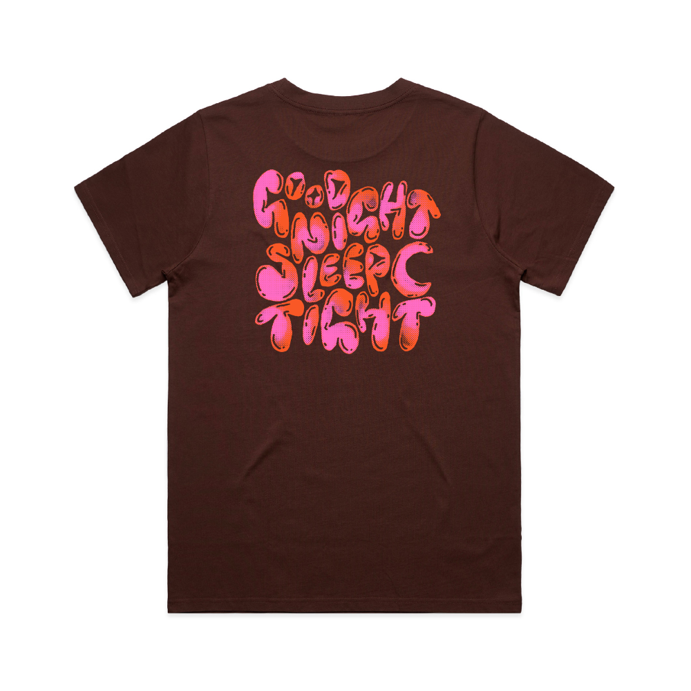 Briar Lomas | Good Morning Good Night Tee - Custom Clothing | T Shirt Printing | Embroidery | Screen Printing | Print Room NZ