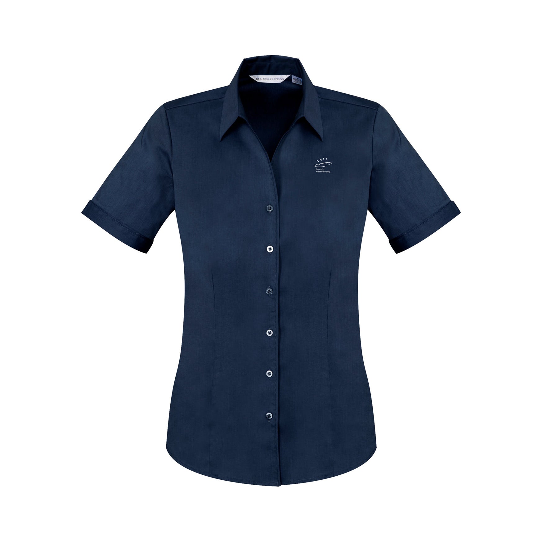 Biz Collection  Womens Monaco Short Sleeve Shirtv S770LS Shirt custom merch nz