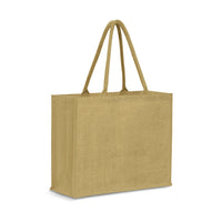 Trends Modena Jute Tote Bag - Colour Match 115327 Bag decorated merch nz