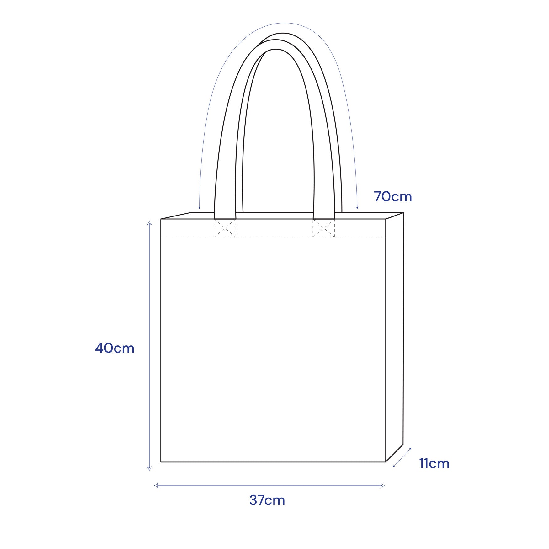 Made to order Parklands Bottle Tote Bag 12oz Colour MTOPT12C Bag custom merchandise nz