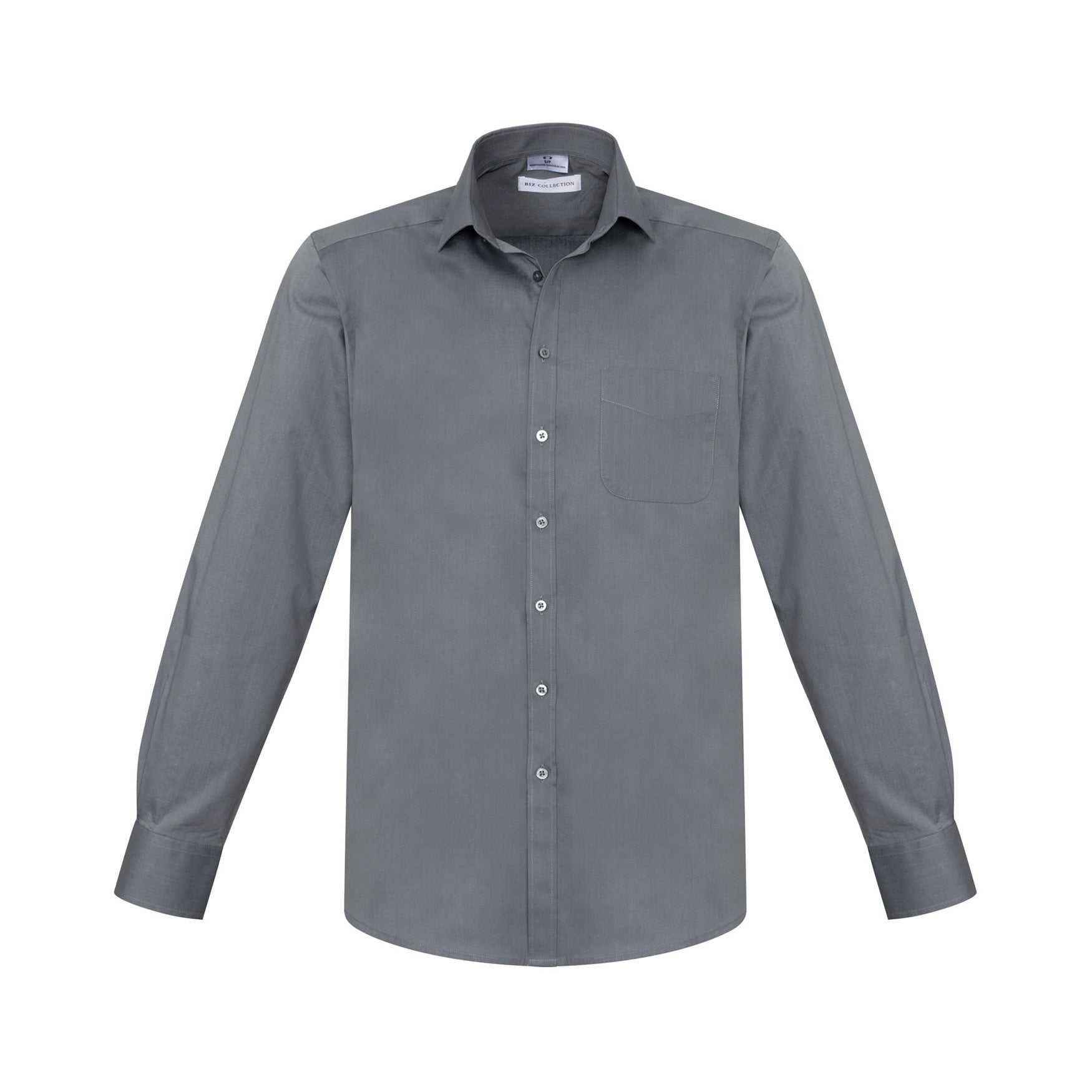 Biz Collection  Mens Monaco Long Sleeve Shirt S770ML Shirt decorated merch nz