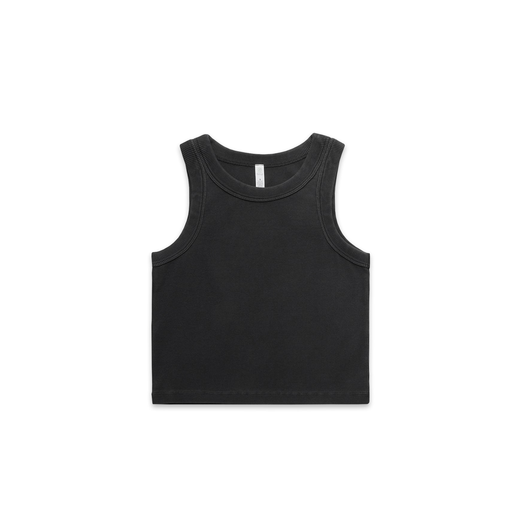 AS Colour Wo's Faded Organic Rib Crop Tank 4035 Singlet promo products nz
