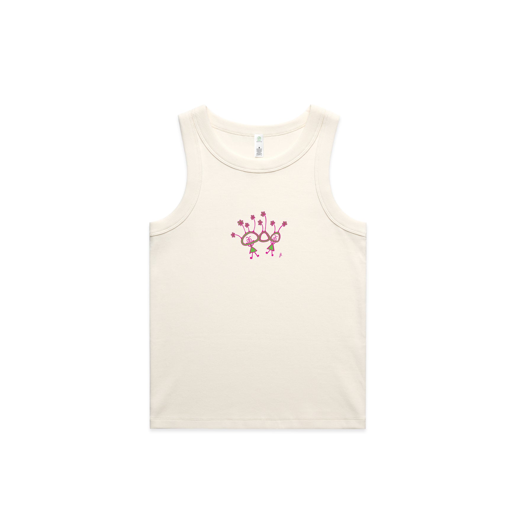 AS Colour Wo's Organic Rib Tank 4063G Singlet custom merch nz