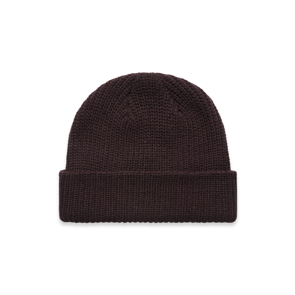 Dark coloured blank beanie