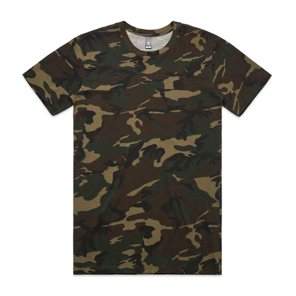 AS Colour Staple Camo Tee 5001C Shirt custom merch nz