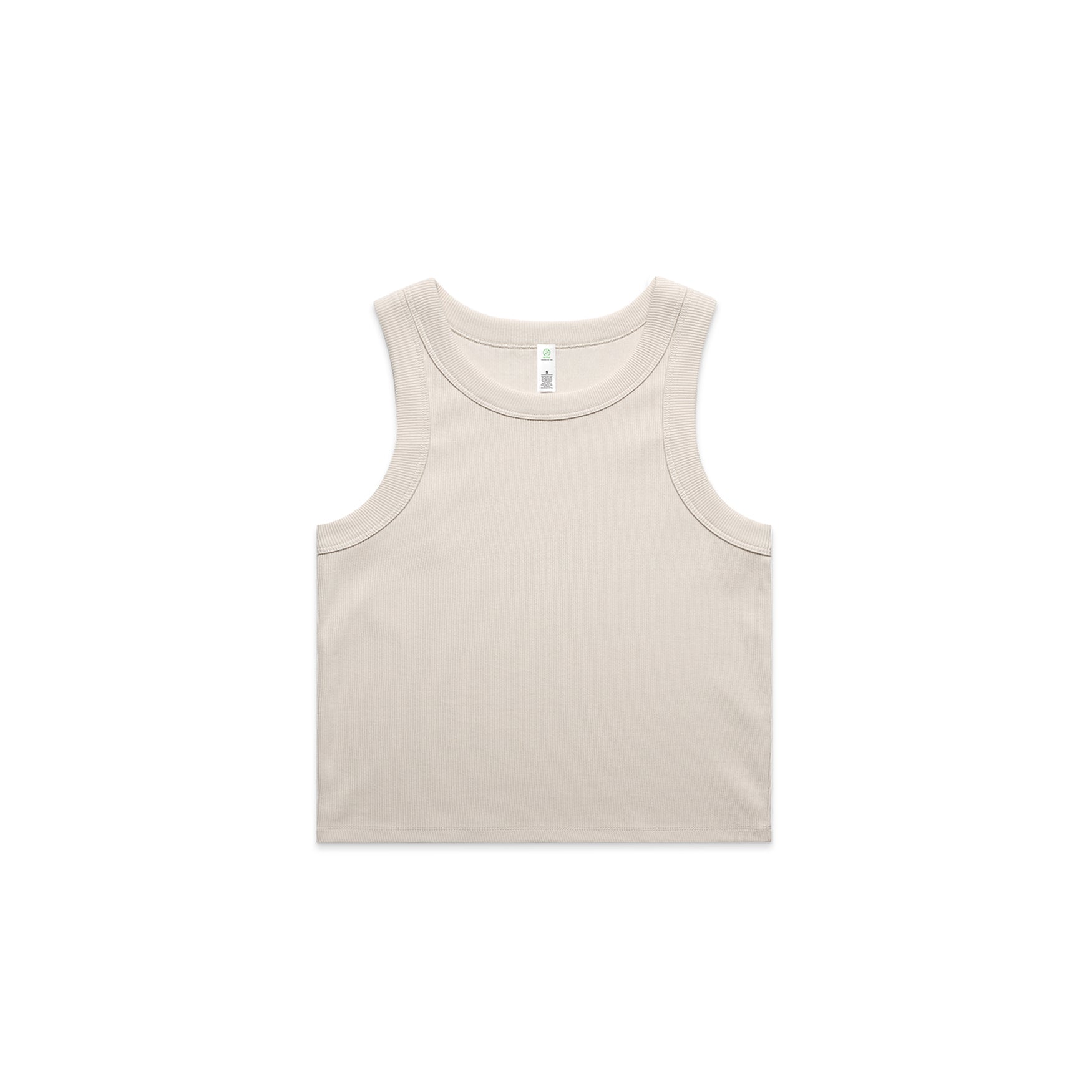 AS Colour Wo's Organic Rib Crop Tank 4064G Singlet branded merchandise nz