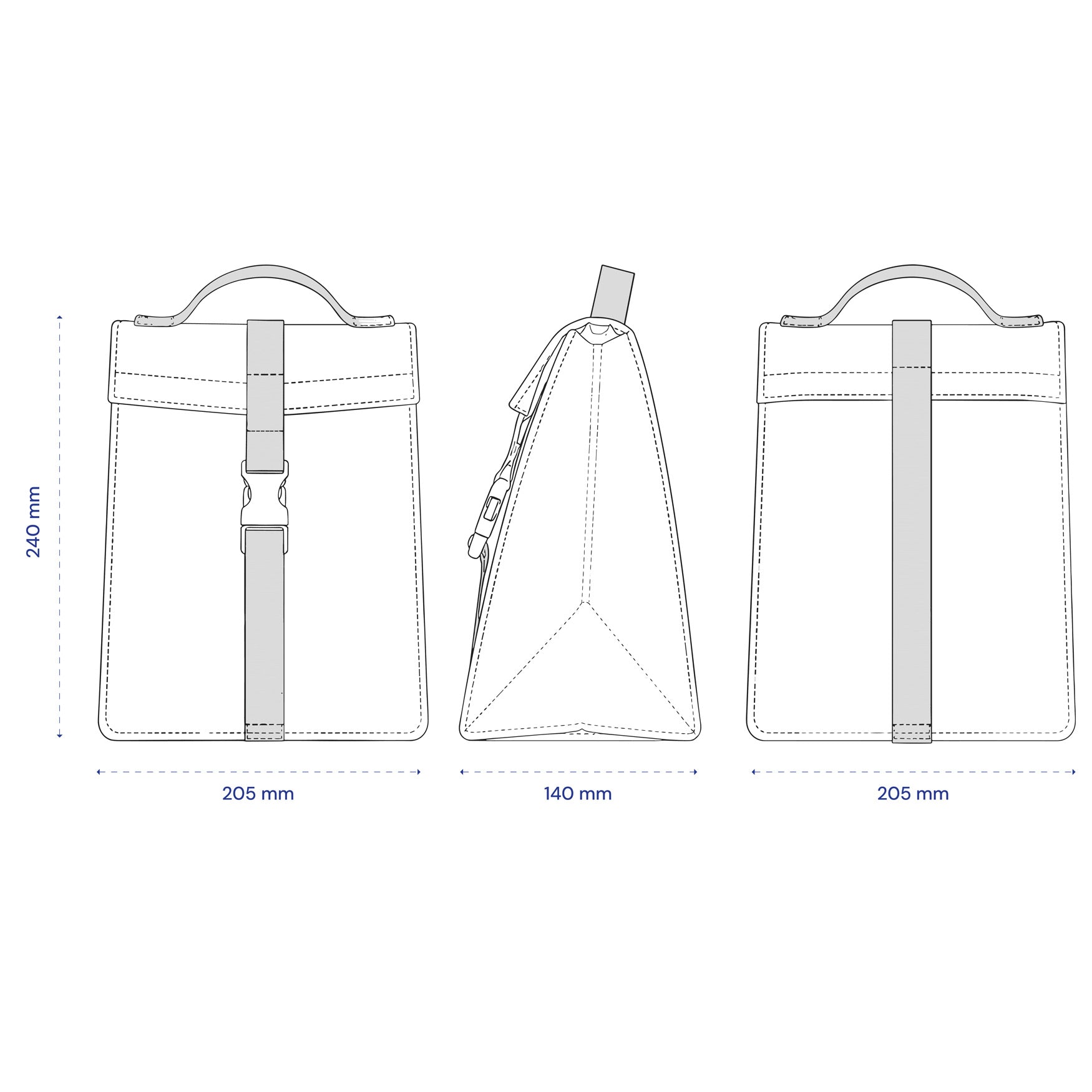 Made to order Paper Lunch Bag MTOLBP Bag custom merchandise nz