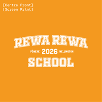 Rewa Rewa School Kids T-shirt - Pre-order - Custom Clothing | T Shirt Printing | Embroidery | Screen Printing | Print Room NZ