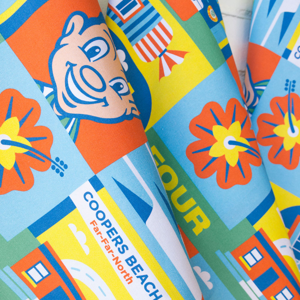 digital print tea towel NZ