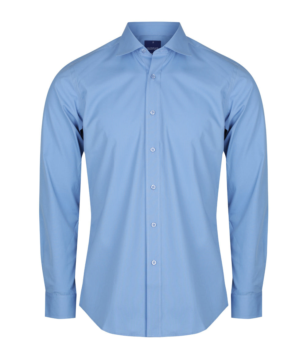 Gloweave | Nicholson L/S Shirt Slim Fit - Custom Clothing | T Shirt Printing | Embroidery | Screen Printing | Print Room NZ