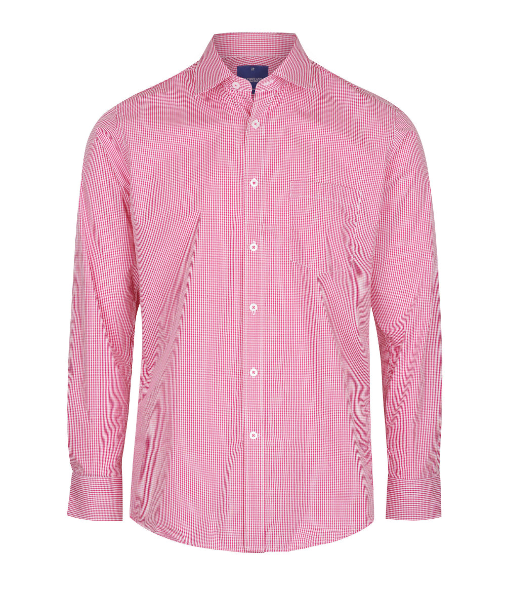 Gloweave | Westgarth Gingham L/S Shirt - Custom Clothing | T Shirt Printing | Embroidery | Screen Printing | Print Room NZ