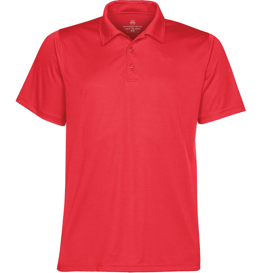 Stormtech | Men's Apollo H2X-DRY Polo - Custom Clothing | T Shirt Printing | Embroidery | Screen Printing | Print Room NZ