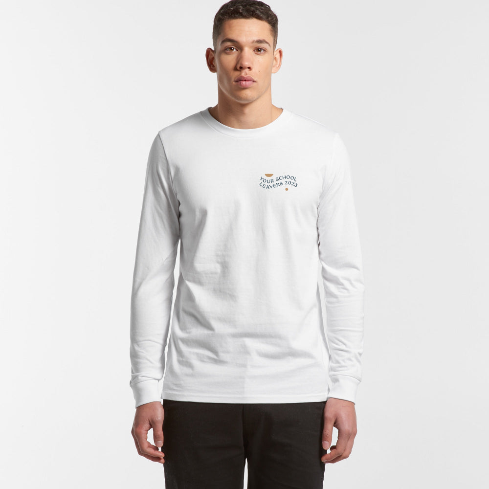 AS Colour Base Long Sleeve Tee | Unisex - Leavers Gear NZ 2023 - Custom Clothing | T Shirt Printing | Embroidery | Screen Printing | Print Room NZ