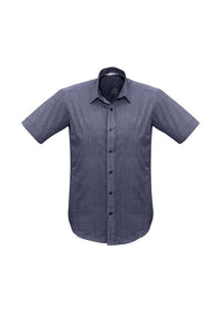 Shirt - BizCollection S622MS Mens Trend Short Sleeve Shirt